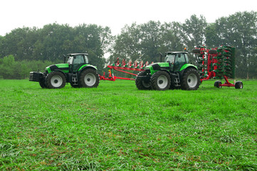 two tractors