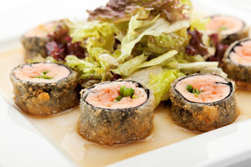 Japanese Cuisine - Deep-fried Sushi Roll