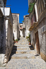 Alleyway. Scalea. Calabria. Italy.