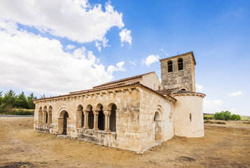 Romanesque Church of "Nuestra Senora de la Asuncion" in Aldealen