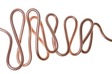 Naklejka premium Abstract impule of current, copper wire