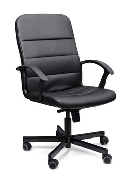 Black Leather Office Chair