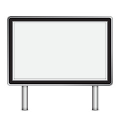 Blank billboard