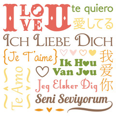 I love you