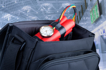 time bomb in a backpack