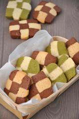 Schachbrettkekse