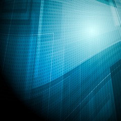 Dark blue technical background