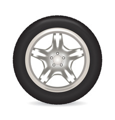 Obraz premium Car wheel.