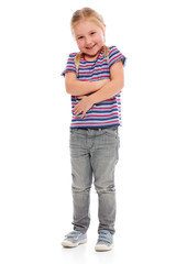 Little girl laughing.