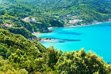 Fototapeta premium Beautiful coastlines in Elba island.