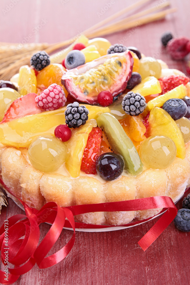 Canvas Prints fruit cake