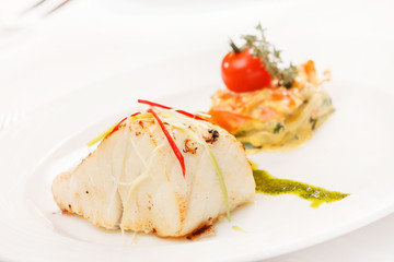 fish with vegetables