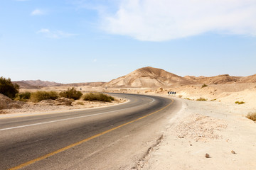 Empty road in a mountains