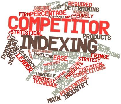 Word cloud for Competitor indexing