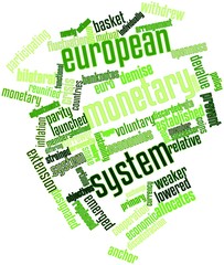 Word cloud for European Monetary System