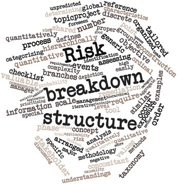 Word cloud for Risk breakdown structure