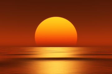 Fototapeta beautiful sunset obraz