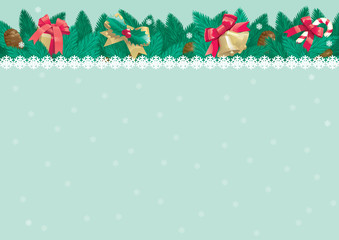 Christmas background with place for text