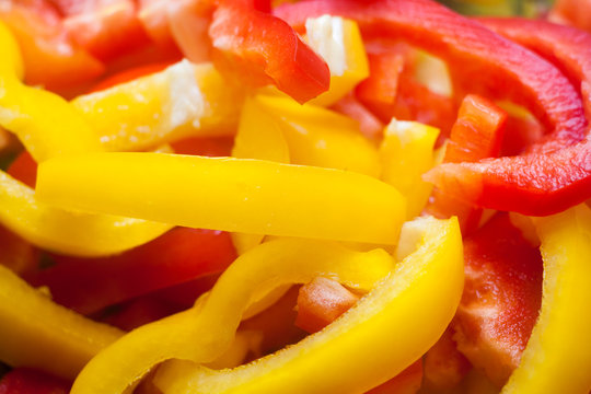 Pepper slices