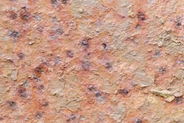 Macro Image of Rusty Metal.