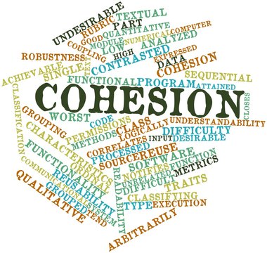 Word cloud for Cohesion