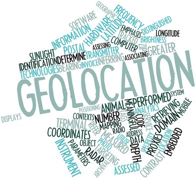 Word cloud for Geolocation