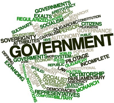 Word cloud for Government