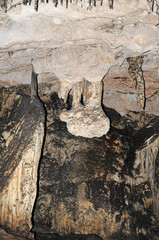 La salle du Paradis des grottes d'Artà à Canyamel à Majorque