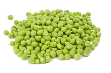 green peas isolated