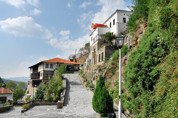 Fototapeta na wymiar Entrance od an Old Church, landmark, Macedonia