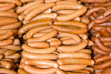 Different kinds of sausages