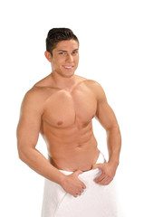 Portrait of sexy muscular man