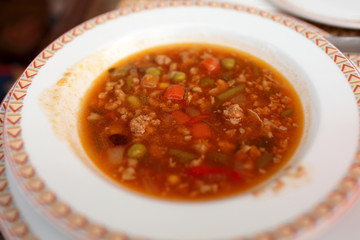 Mexican chicken soup