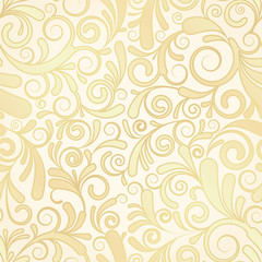 Seamless background of gold