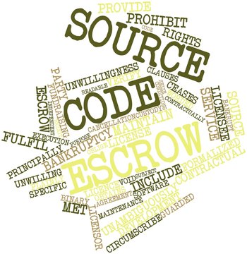 Word cloud for Source code escrow