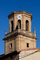 Bell tower of Sajazarra, La Rioja, Spain