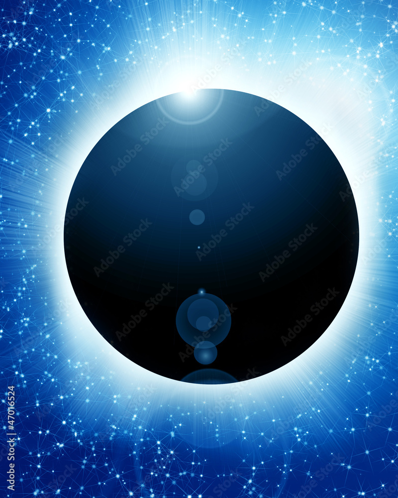 Canvas Prints solar eclipse