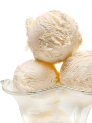 ice cream isolated on white background