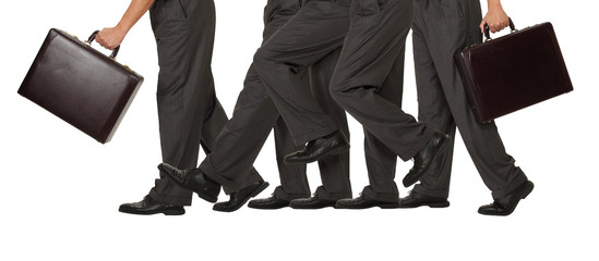 Business Progress Represented by a One Step Advancement