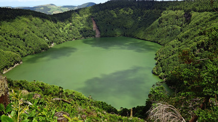 Santiago Lagoon, in Sao Miguel, Azores