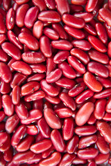 Red beans pattern as background