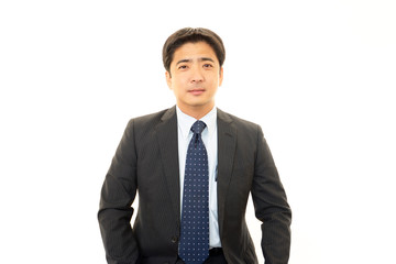 笑顔のビジネスマン