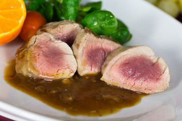 Medaillons (Filet) mit Sosse