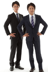 two young businessmen