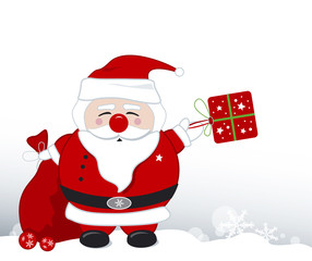 Santa claus design for christmas