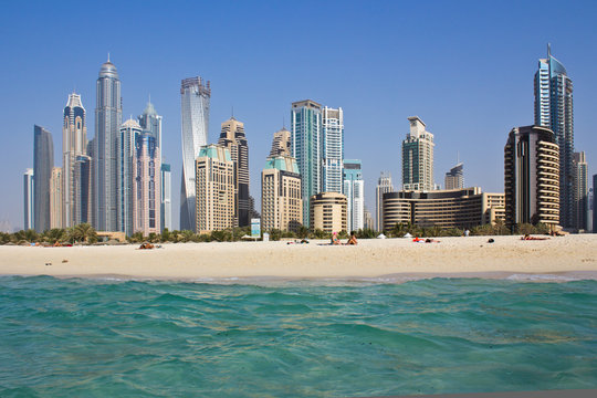Dubai Marina from sea #3