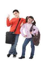 Obraz premium schoolchildren