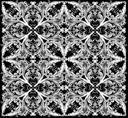 white square abstract symmetric pattern