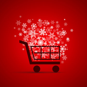 Logo discount. Shopping cart # Vector