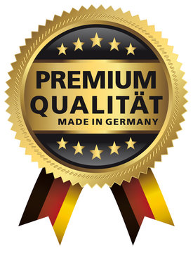 Stock-Vektorgrafik „Made in Germany – Premium Qualität“ | Adobe Stock